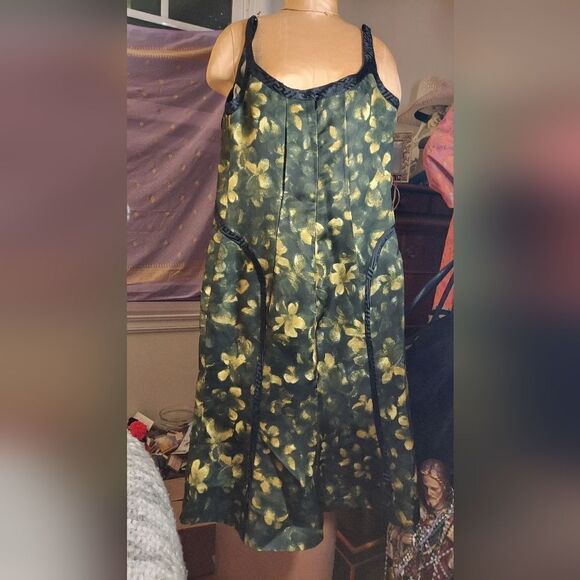 1950's Inspired Vintage Silouette Dress Handmade "One Of A Kind" Size M - Picture 4 of 11